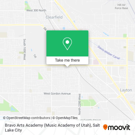 Bravo Arts Academy (Music Academy of Utah) map