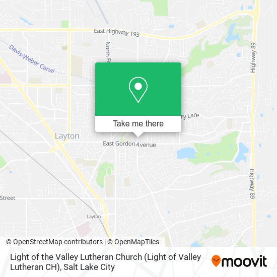 Light of the Valley Lutheran Church (Light of Valley Lutheran CH) map
