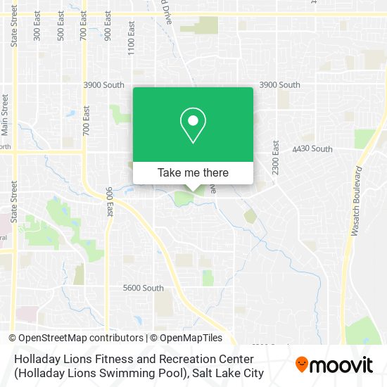 Holladay Lions Fitness and Recreation Center (Holladay Lions Swimming Pool) map