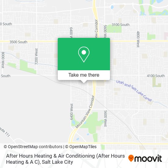 Mapa de After Hours Heating & Air Conditioning (After Hours Heating & A C)