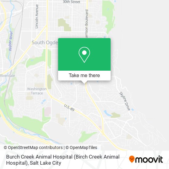 Burch Creek Animal Hospital map