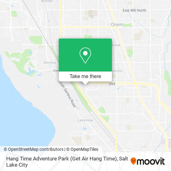 Hang Time Adventure Park (Get Air Hang Time) map
