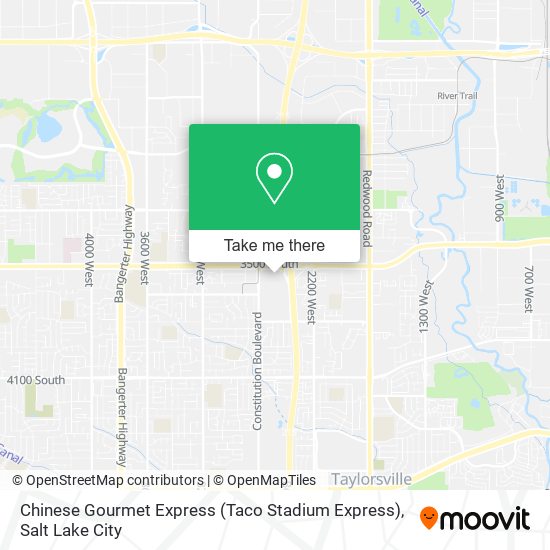 Mapa de Chinese Gourmet Express (Taco Stadium Express)