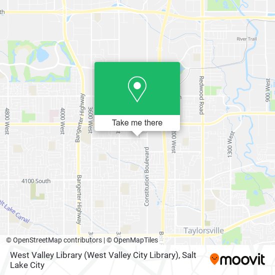 Mapa de West Valley Library