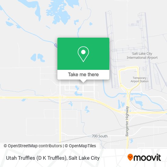 Utah Truffles (D K Truffles) map