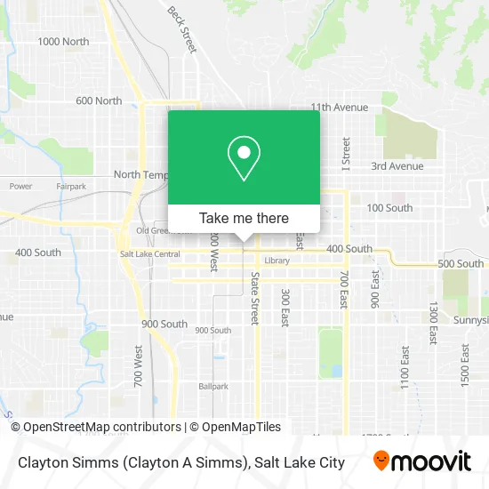 Clayton Simms (Clayton A Simms) map
