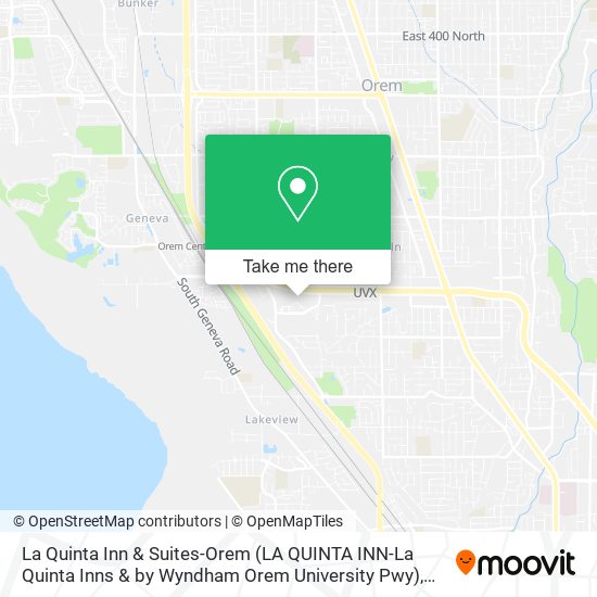 Mapa de La Quinta Inn & Suites-Orem (LA QUINTA INN-La Quinta Inns & by Wyndham Orem University Pwy)