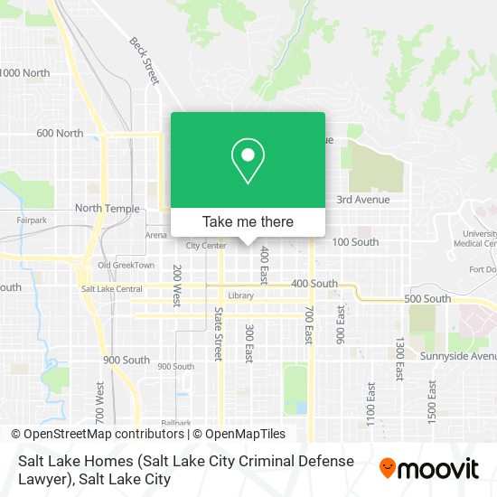Mapa de Salt Lake Homes (Salt Lake City Criminal Defense Lawyer)