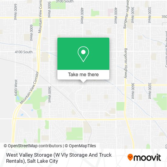 Mapa de West Valley Storage (W Vly Storage And Truck Rentals)