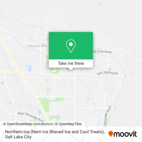 Northern Ice (Nern Ice Shaved Ice and Cool Treats) map