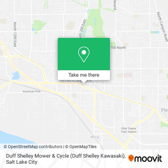 Duff Shelley Mower & Cycle (Duff Shelley Kawasaki) map