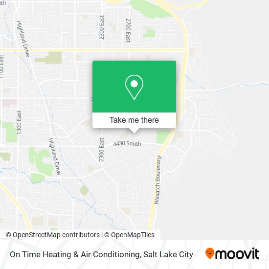 On Time Heating & Air Conditioning map