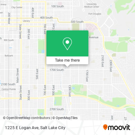 Mapa de 1225 E Logan Ave