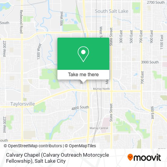 Mapa de Calvary Chapel (Calvary Outreach Motorcycle Fellowship)