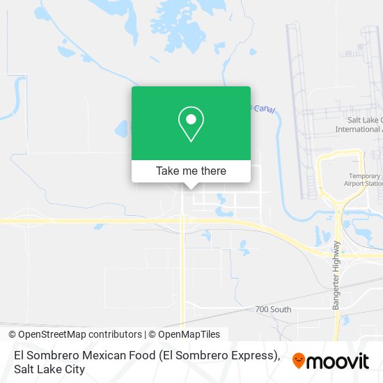 Mapa de El Sombrero Mexican Food (El Sombrero Express)