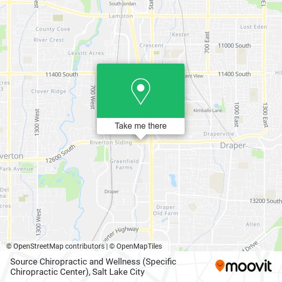 Source Chiropractic and Wellness (Specific Chiropractic Center) map