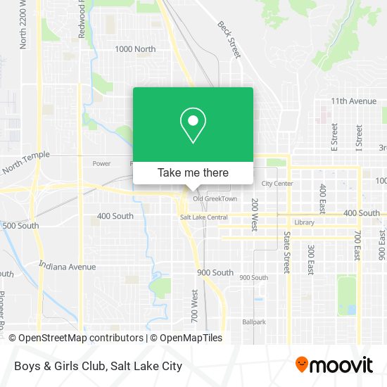 Boys & Girls Club map