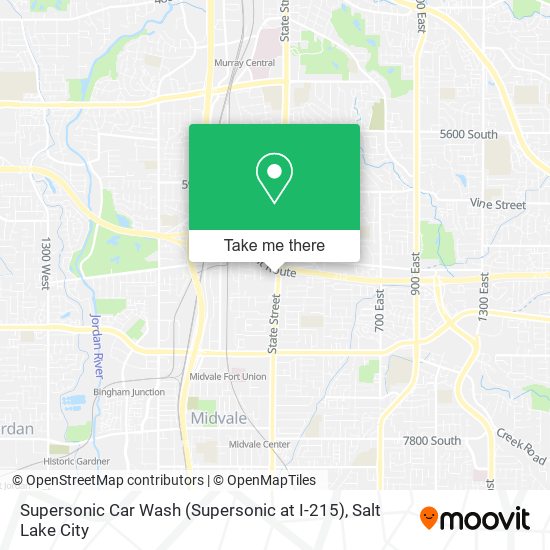 Mapa de Supersonic Car Wash (Supersonic at I-215)