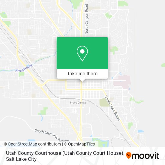 Utah County Courthouse (Utah County Court House) map