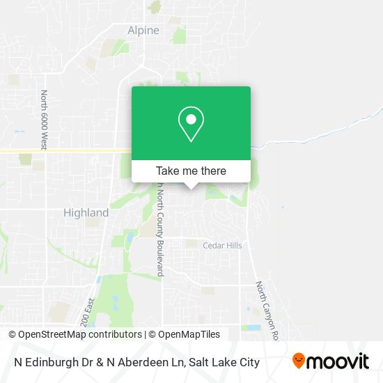 Mapa de N Edinburgh Dr & N Aberdeen Ln