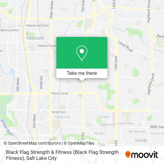 Black Flag Strength & Fitness map