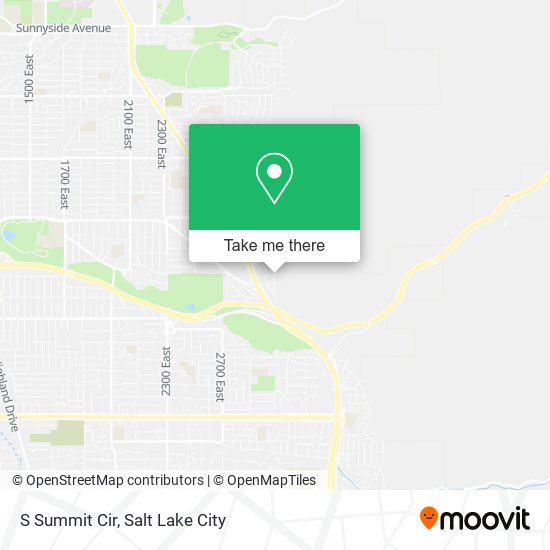 S Summit Cir map