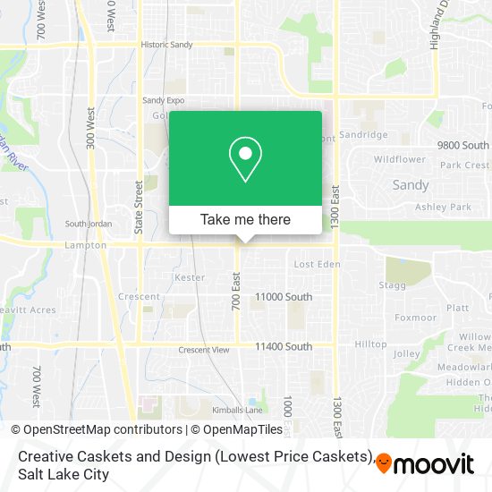 Creative Caskets and Design (Lowest Price Caskets) map