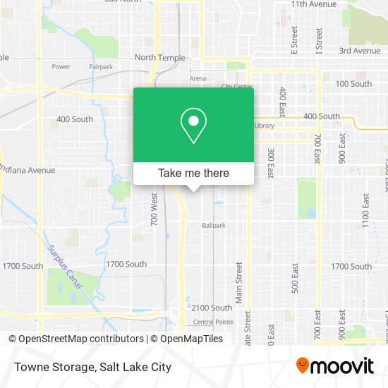 Towne Storage map