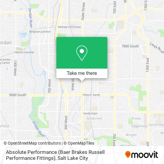 Mapa de Absolute Performance (Baer Brakes Russell Performance Fittings)