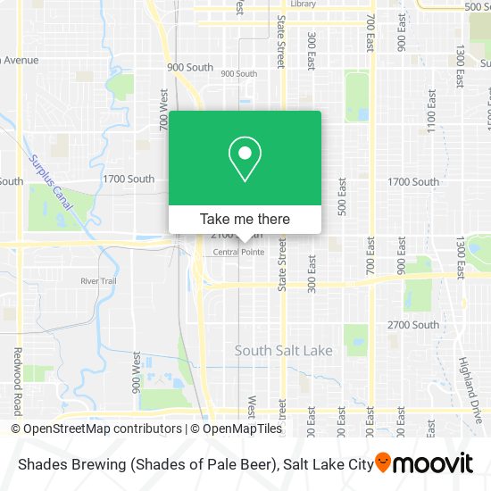 Mapa de Shades Brewing (Shades of Pale Beer)