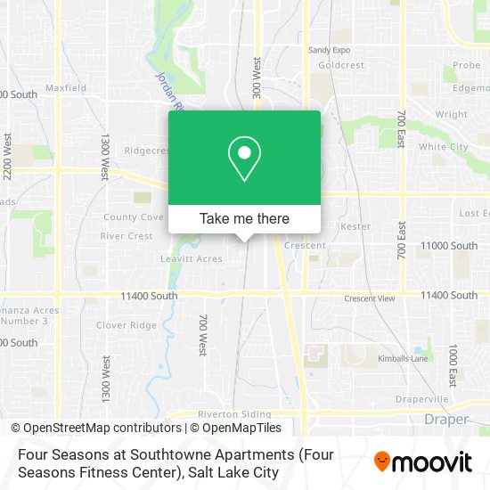 Four Seasons at Southtowne Apartments (Four Seasons Fitness Center) map