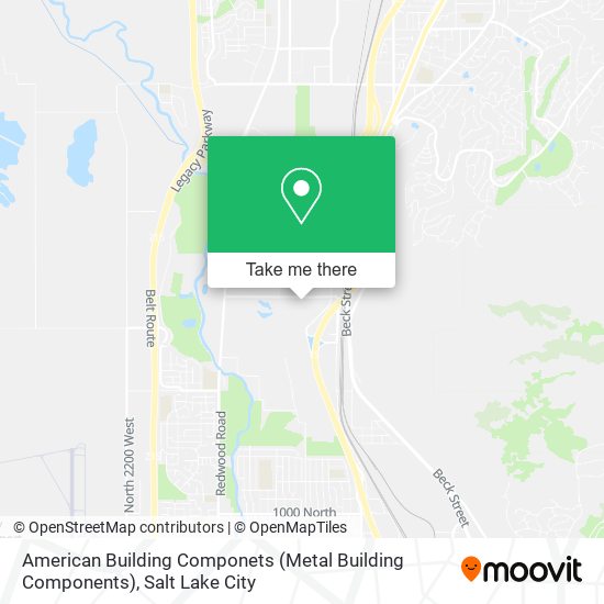 American Building Componets (Metal Building Components) map