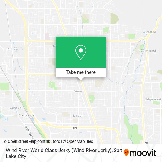 Mapa de Wind River World Class Jerky (Wind River Jerky)