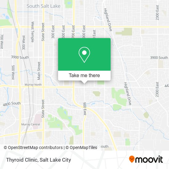 Thyroid Clinic map