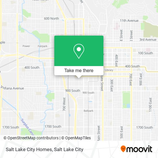 Salt Lake City Homes map