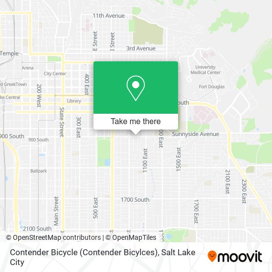 Mapa de Contender Bicycle (Contender Bicylces)