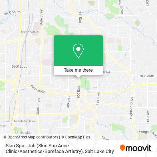 Mapa de Skin Spa Utah (Skin Spa Acne Clinic / Aesthetics / Bareface Artistry)