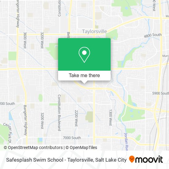 Safesplash Swim School - Taylorsville map