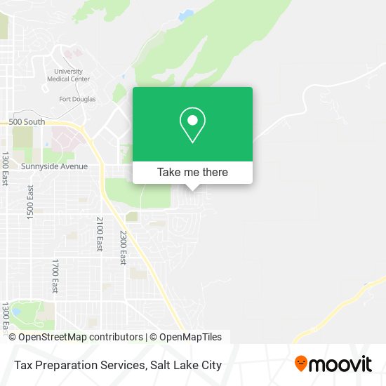 Tax Preparation Services map