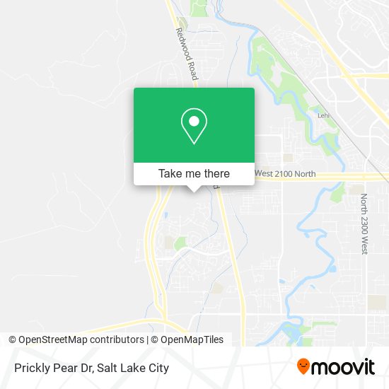 Prickly Pear Dr map