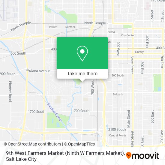 Mapa de 9th West Farmers Market (Ninth W Farmers Market)