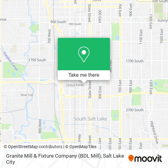 Mapa de Granite Mill & Fixture Company (BDL Mill)