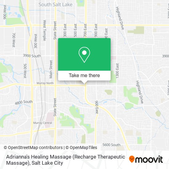 Mapa de Adrianna's Healing Massage (Recharge Therapeutic Massage)