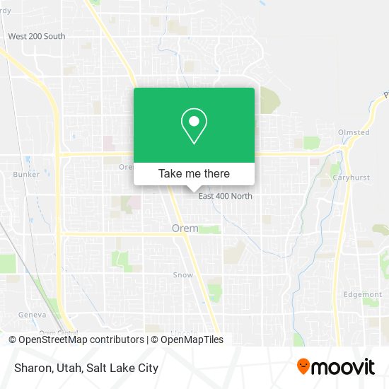 Sharon, Utah map