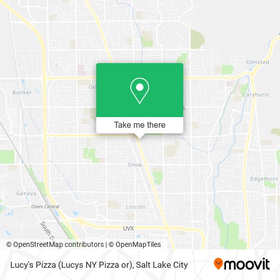 Mapa de Lucy's Pizza (Lucys NY Pizza or)