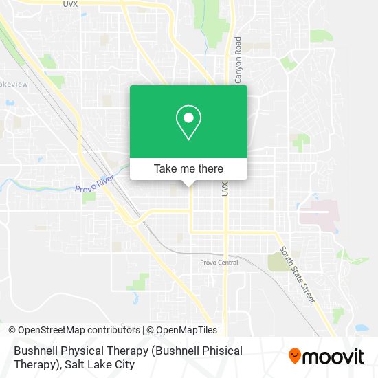 Mapa de Bushnell Physical Therapy (Bushnell Phisical Therapy)