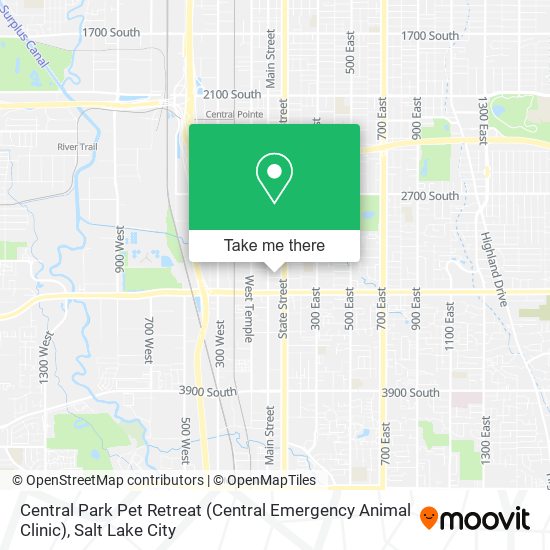 Mapa de Central Park Pet Retreat (Central Emergency Animal Clinic)