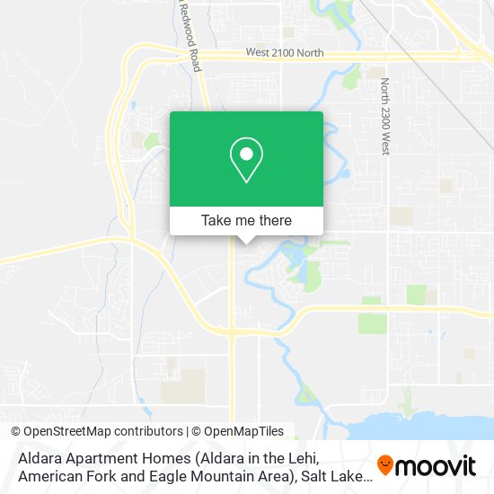 Mapa de Aldara Apartment Homes (Aldara in the Lehi, American Fork and Eagle Mountain Area)