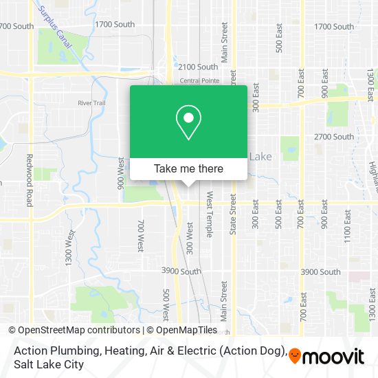 Mapa de Action Plumbing, Heating, Air & Electric (Action Dog)