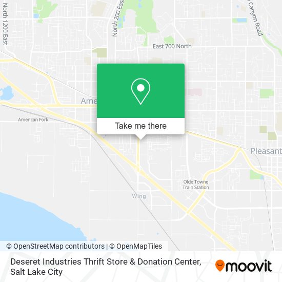 Mapa de Deseret Industries Thrift Store & Donation Center